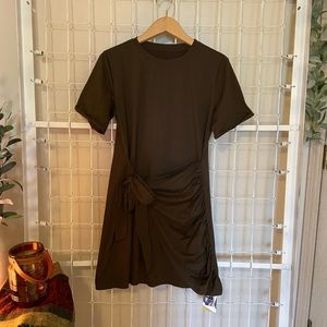 Halara tie-front t-shirt dress